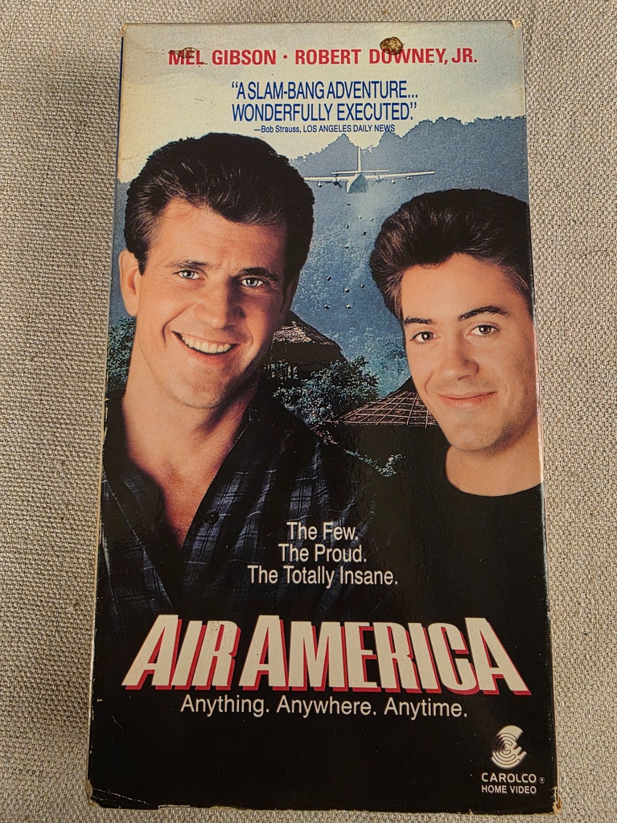 Air America VHS Movie Mel Gibson Robert Downey Jr 1991