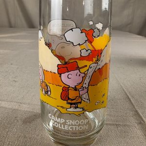 Vintage McDonald's Camp Snoopy Collection Peanuts Glass Charlie Brown