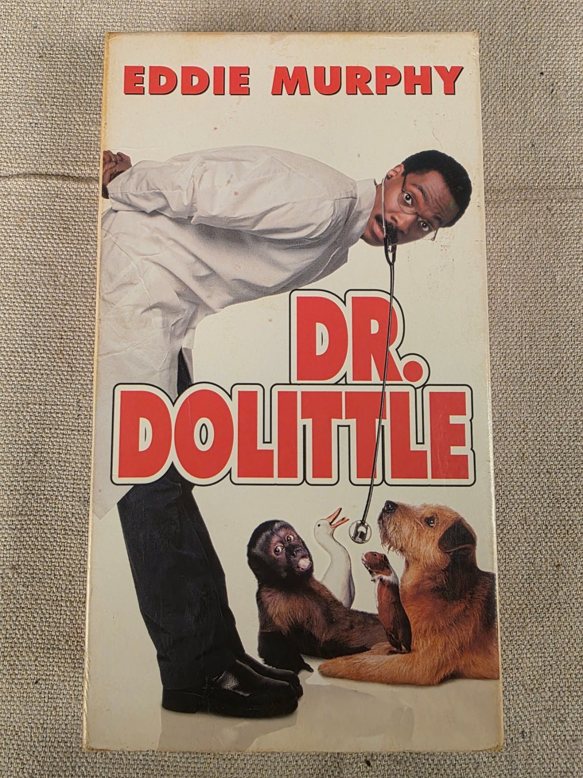 Dr. Dolittle VHS Tape Eddie Murphy 1998 Family Comedy Movie