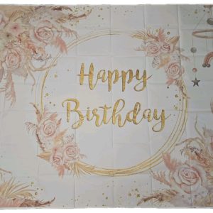Happy Birthday Backdrop Banner Background Photo Party Large Decoration
