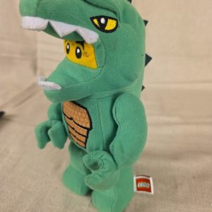 Lego Minifigure Lizard Dragon Dino Guy Plush Stuffed Doll 9" Manhattan Toy