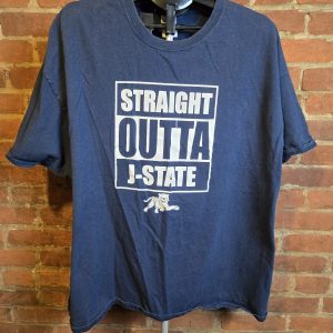 Straight Outta J-State T-Shirt Men’s 3XL Blue Gildan Ultra Cotton Graphic Tee