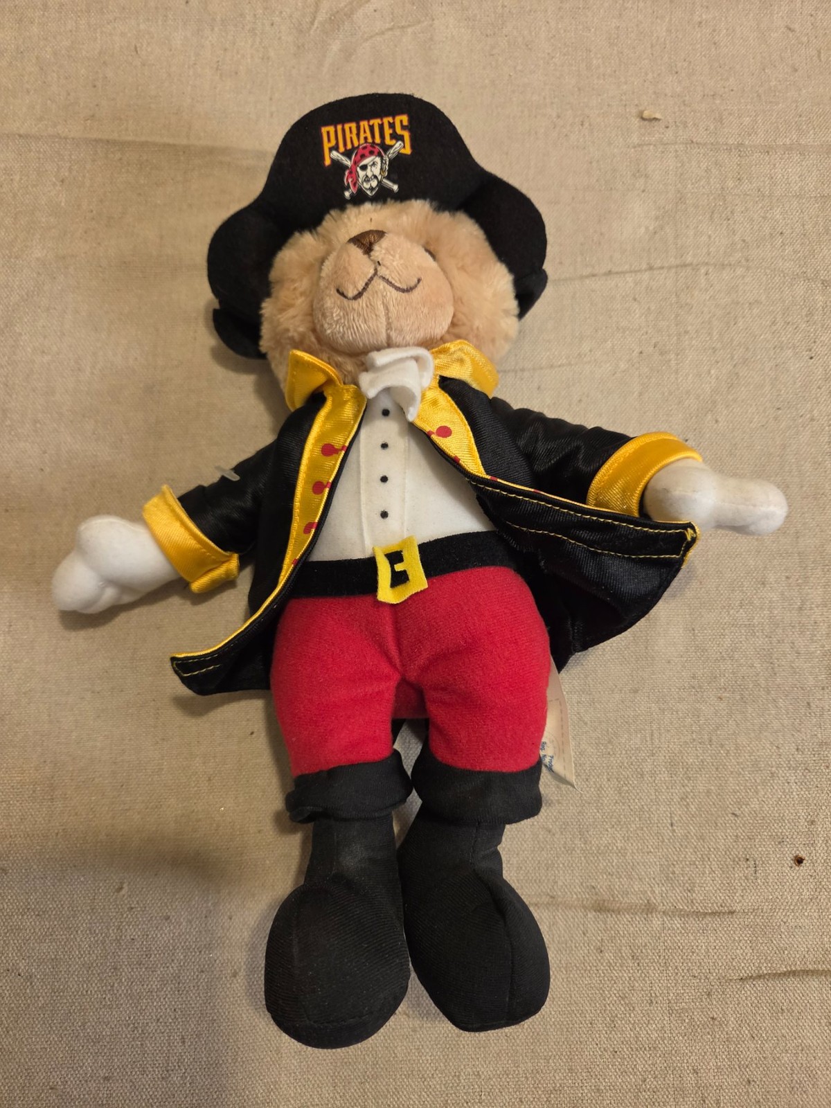 Build-A-Bear Sir Buccaneer Pittsburgh Pirates Plush Bear 13"