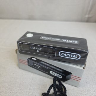 Vintage Capital Deluxe 110 Film POCKET CAMERA with original Box and Packaging
