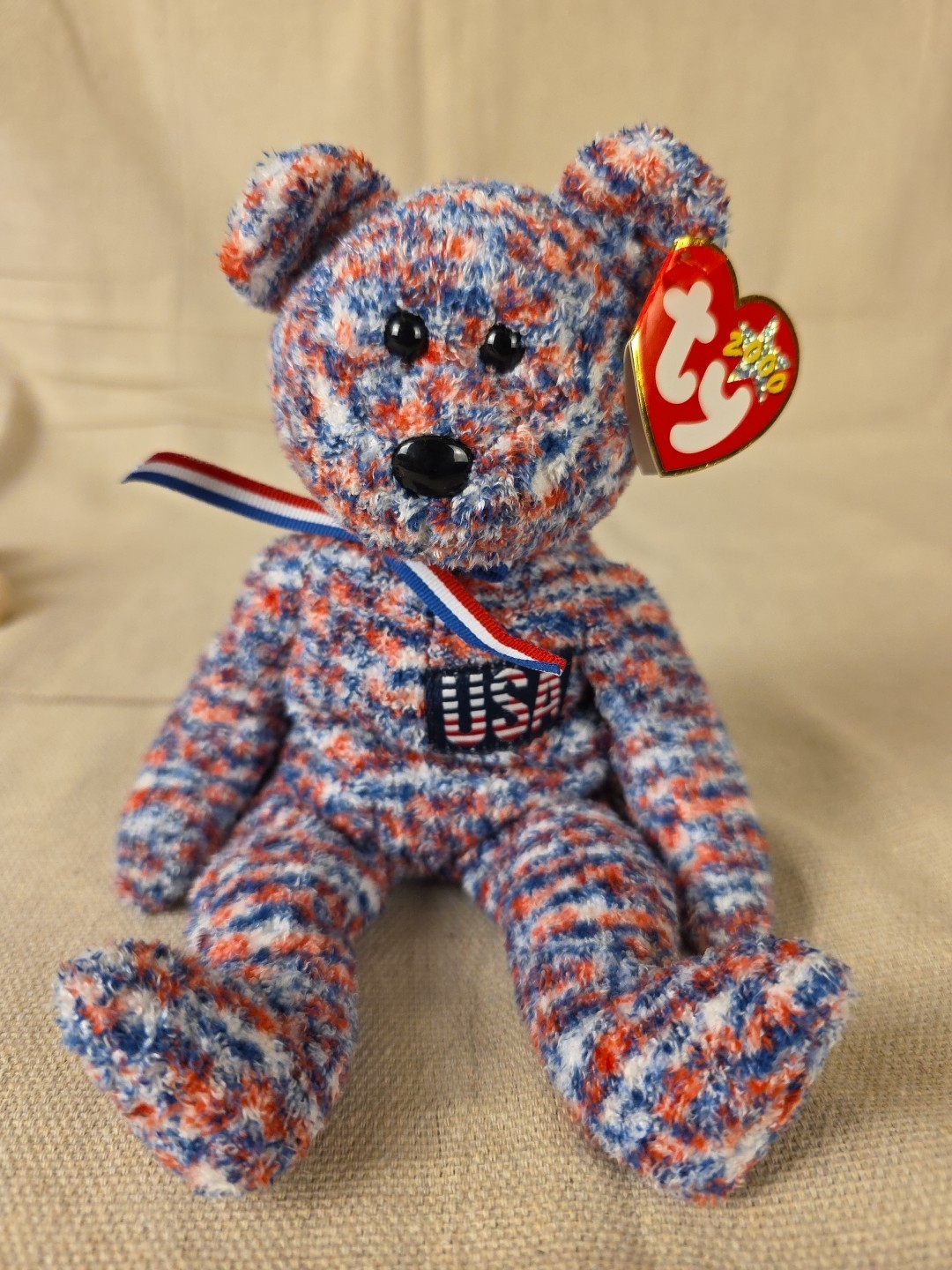 TY Beanie Baby - USA the Bear (USA Exclusive) (8.5 inch)