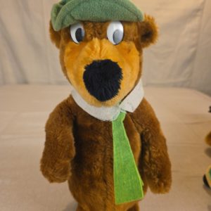 Vtg Yogi Bear Hanna Barbera Stuffed Animal Plush 15" 1980 Mighty Star TV Toy