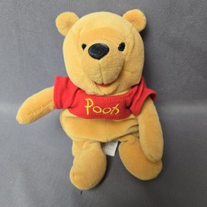 Disney Store Authentic Genuine Winnie The Pooh 7” Plush Stuffed Toy