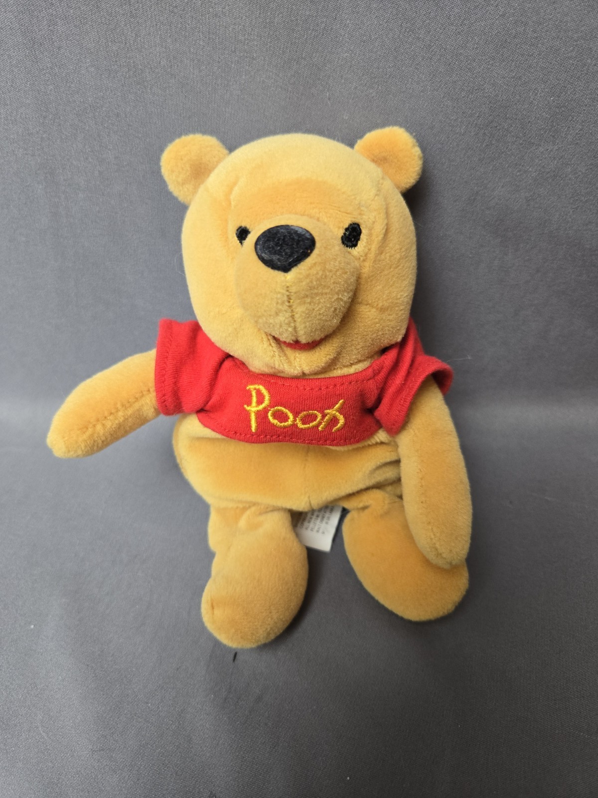 Disney Store Authentic Genuine Winnie The Pooh 7” Plush Stuffed Toy
