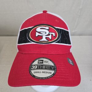 New Era San Francisco 49ers Men’s Gold/Red Team Headwear 39thirty Small Medium