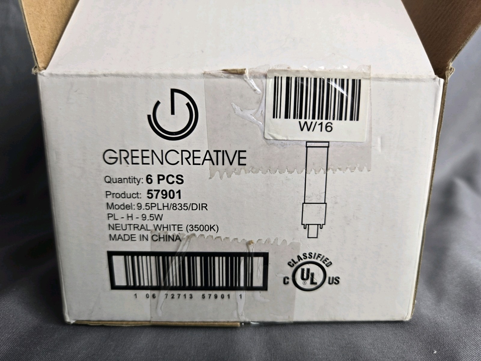 Titanium LED PRO PL Lamps 3500k 9.5W 4 Pin Horizontal Mount Box of 6