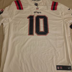 Nike New England Patriots Mac Jones #10 NFL Jersey Men 3XL White