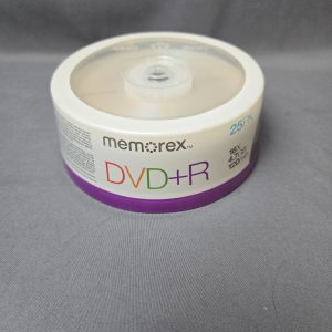 Memorex DVD-R 16 X 4.7 GB 120 Min Recordable 25 Pack New Sealed