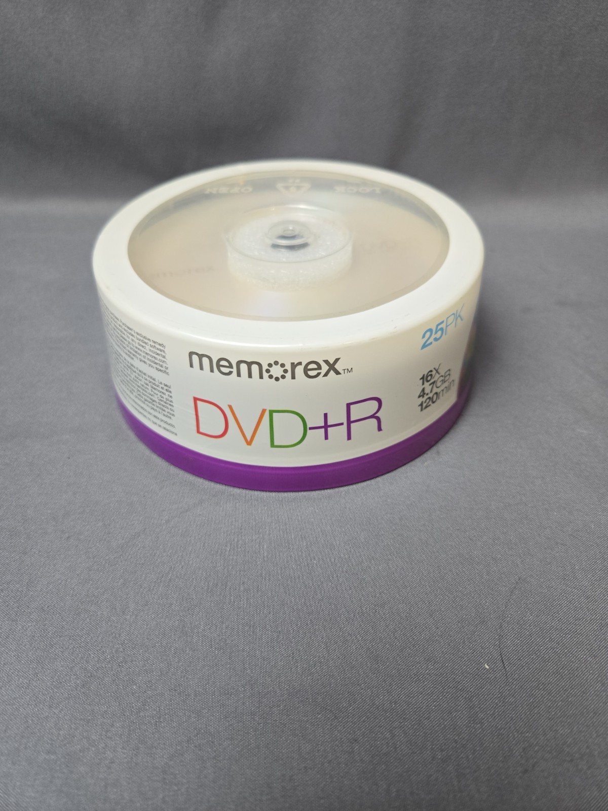 Memorex DVD-R 16 X 4.7 GB 120 Min Recordable 25 Pack New Sealed