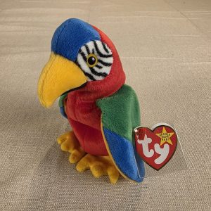 Ty Beanie Babies Jabber Parrot Plush Toy with Tag 1997