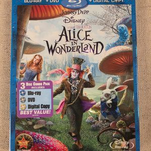 Alice in Wonderland Blu-ray DVD Digital Copy 3-Disc Combo Pack Tim Burton