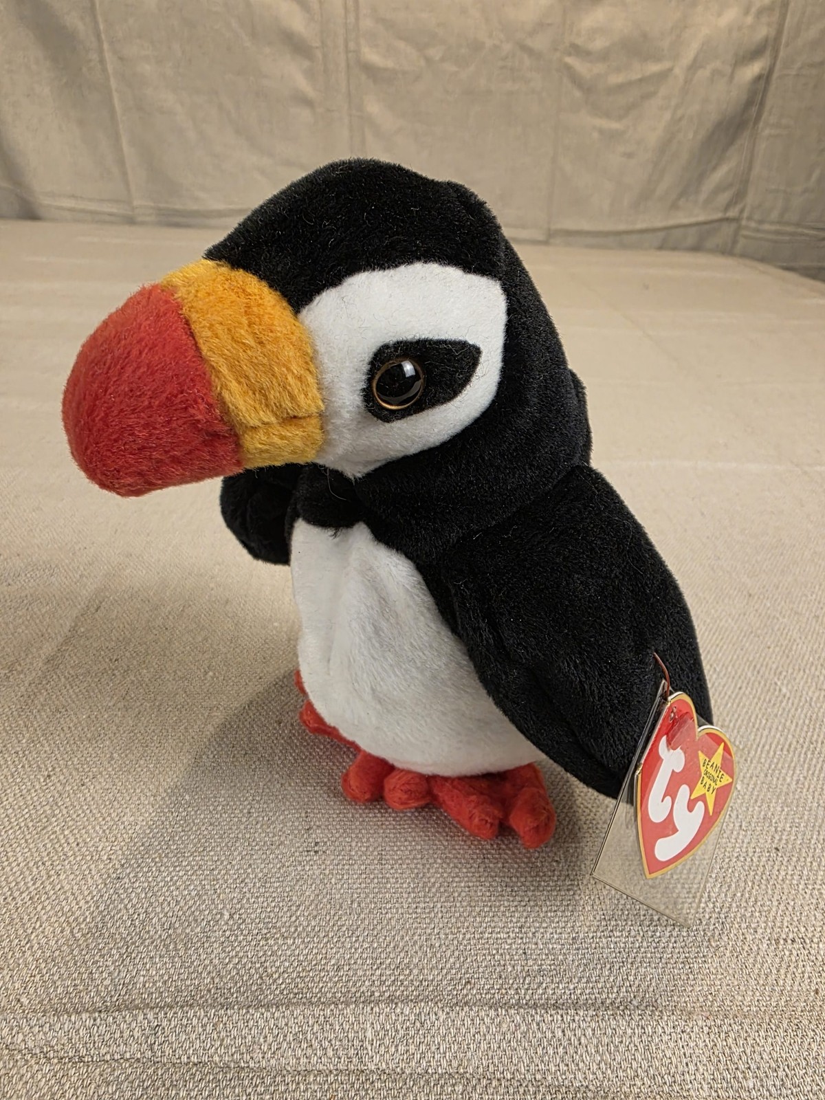 Ty Beanie Babies Collection Puffer Puffin Plush Toy