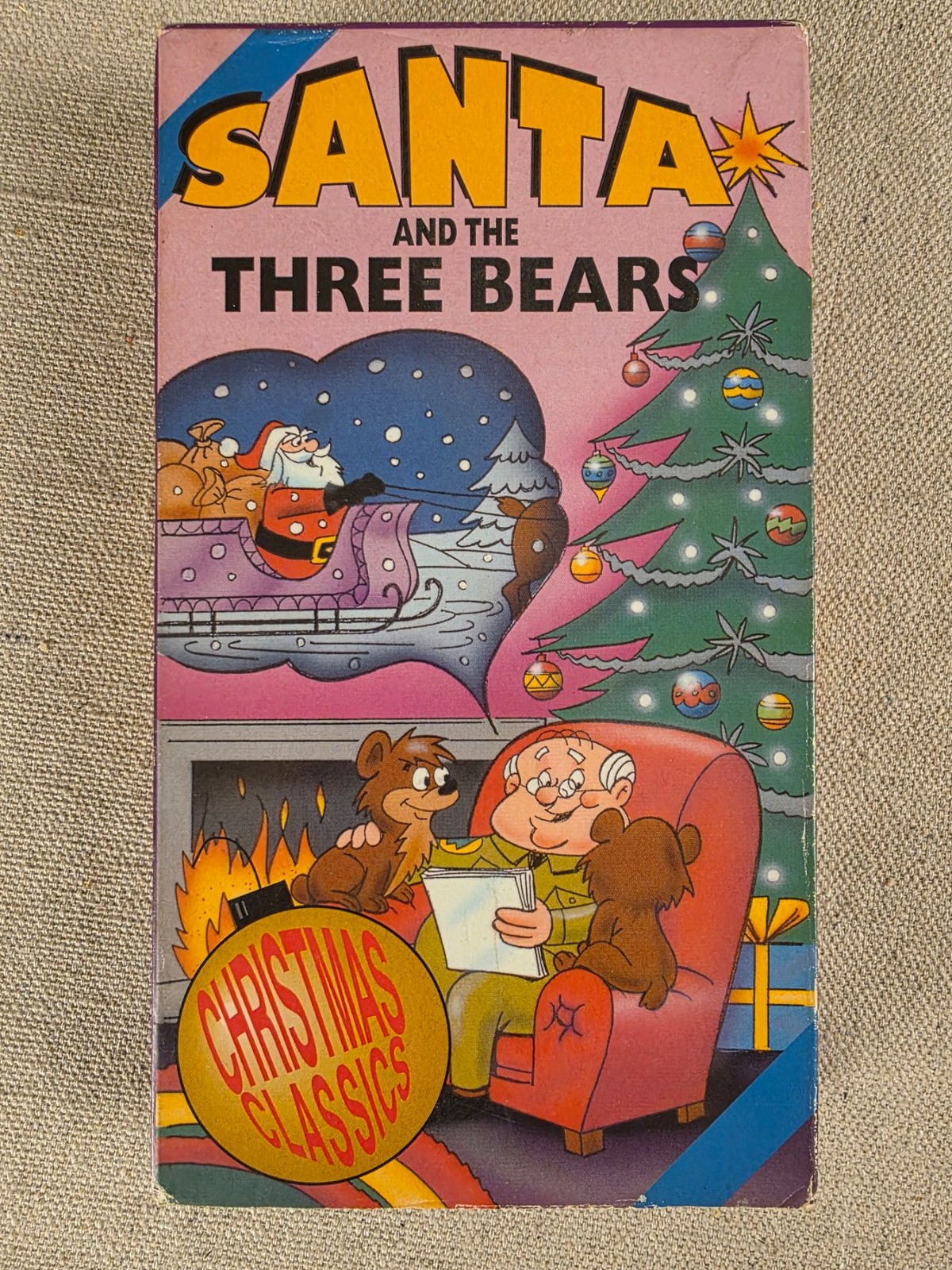 Santa and the Three Bears Christmas Classics VHS Vintage 1993