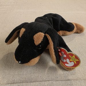 Ty Beanie Babies Collection Doby Plush Dog Toy