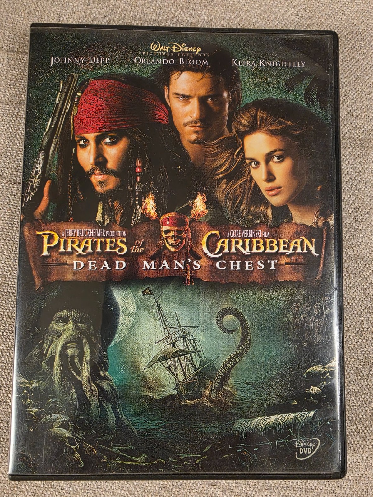 Pirates of the Caribbean Dead Man's Chest DVD 2006 Walt Disney