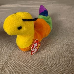 TY Beanie Baby Inch The Inchworm Vintage Plush Toy 1995