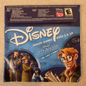 Disney's Atlantis The Lost Empire The Lost Games PC CD-ROM