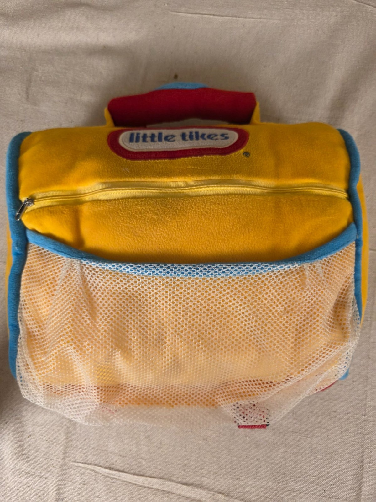 Rare Little Tikes Plush Backpack Kids Toy Bag Vintage