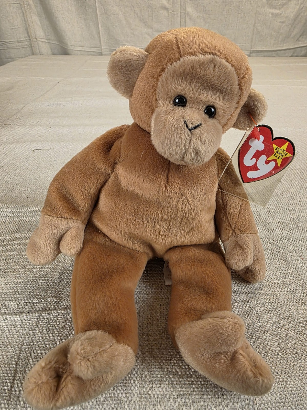 Ty Beanie Babies Collection Bongo Monkey Plush Toy