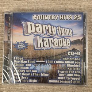Party Tyme Karaoke Country Hits 25 CD+G Karaoke Album