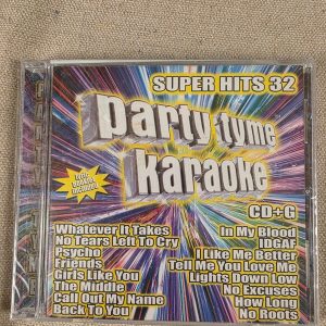 Party Tyme Karaoke Super Hits 32 CD+G Karaoke Disc New