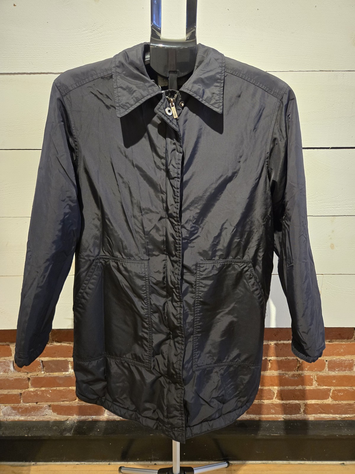 Calvin Klein Men’s Black Quilted Lined Jacket – Size Small – Water Resistant