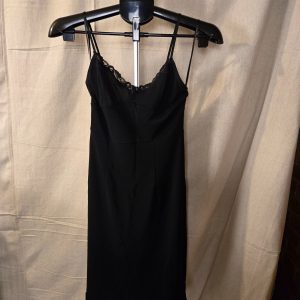 Express Black Lace Trim Slip Dress Women Size 4