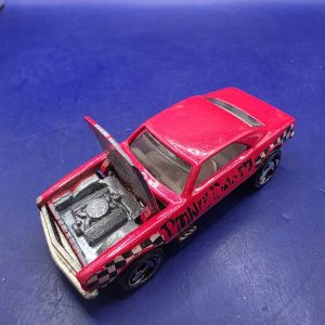 Hot Wheels 1982 Red 1967 Camaro Punk Rock Diecast Toy Car Used