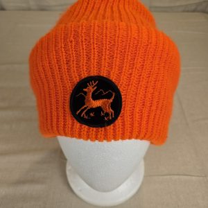 Legacy Blaze Orange Deer Knit Beanie Hat Hunting Winter Cap Acrylic