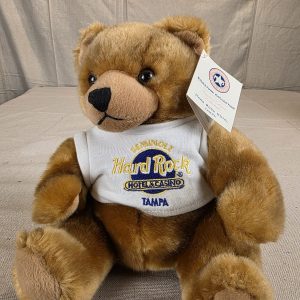 Harrington Teddy Bear Hard Rock Hotel Tampa Plush Toy 2005 Used