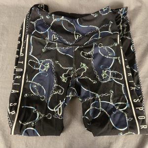 Victoria Sport Knockout Leggings Women’s XS Black Chain Print Victoria’s Secret