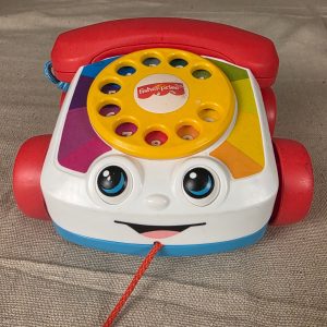Fisher-Price Classic Chatter Telephone Pull Toy Rotary Dial