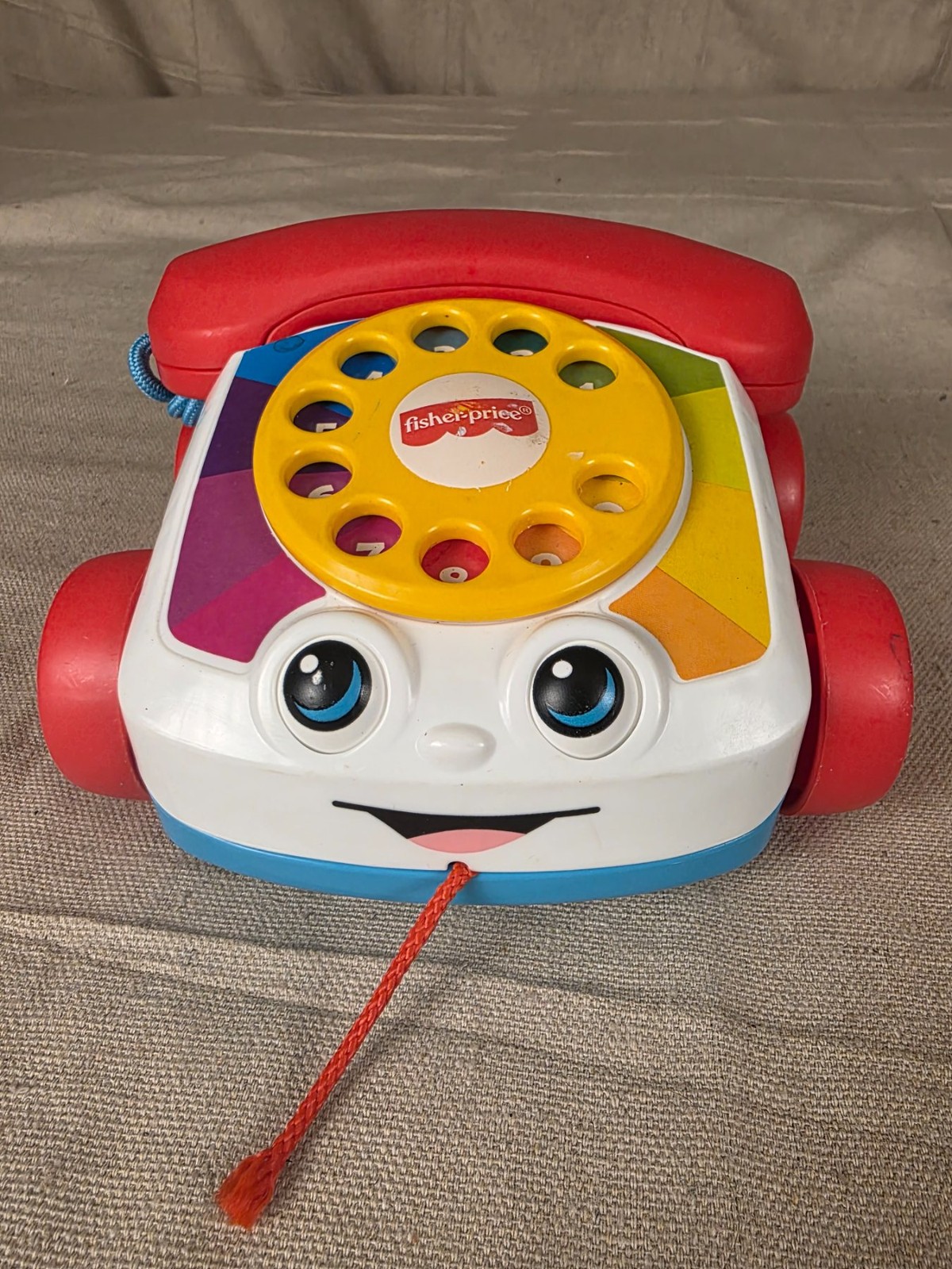 Fisher-Price Classic Chatter Telephone Pull Toy Rotary Dial