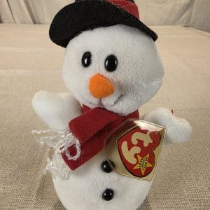 Ty Beanie Babies Snowball Snowman Plush Toy Vintage