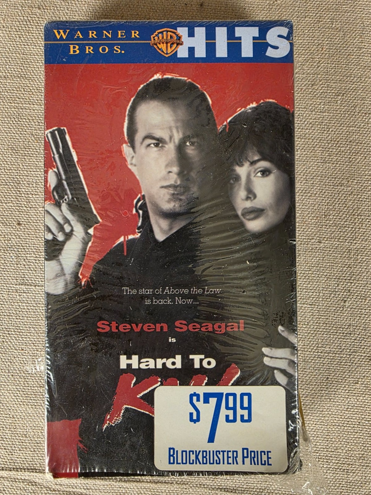 Hard To Kill VHS Steven Seagal Warner Bros Hits Vintage 1990s Action