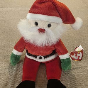 Ty Beanie Babies Santa Plush Toy Christmas Holiday Collectible