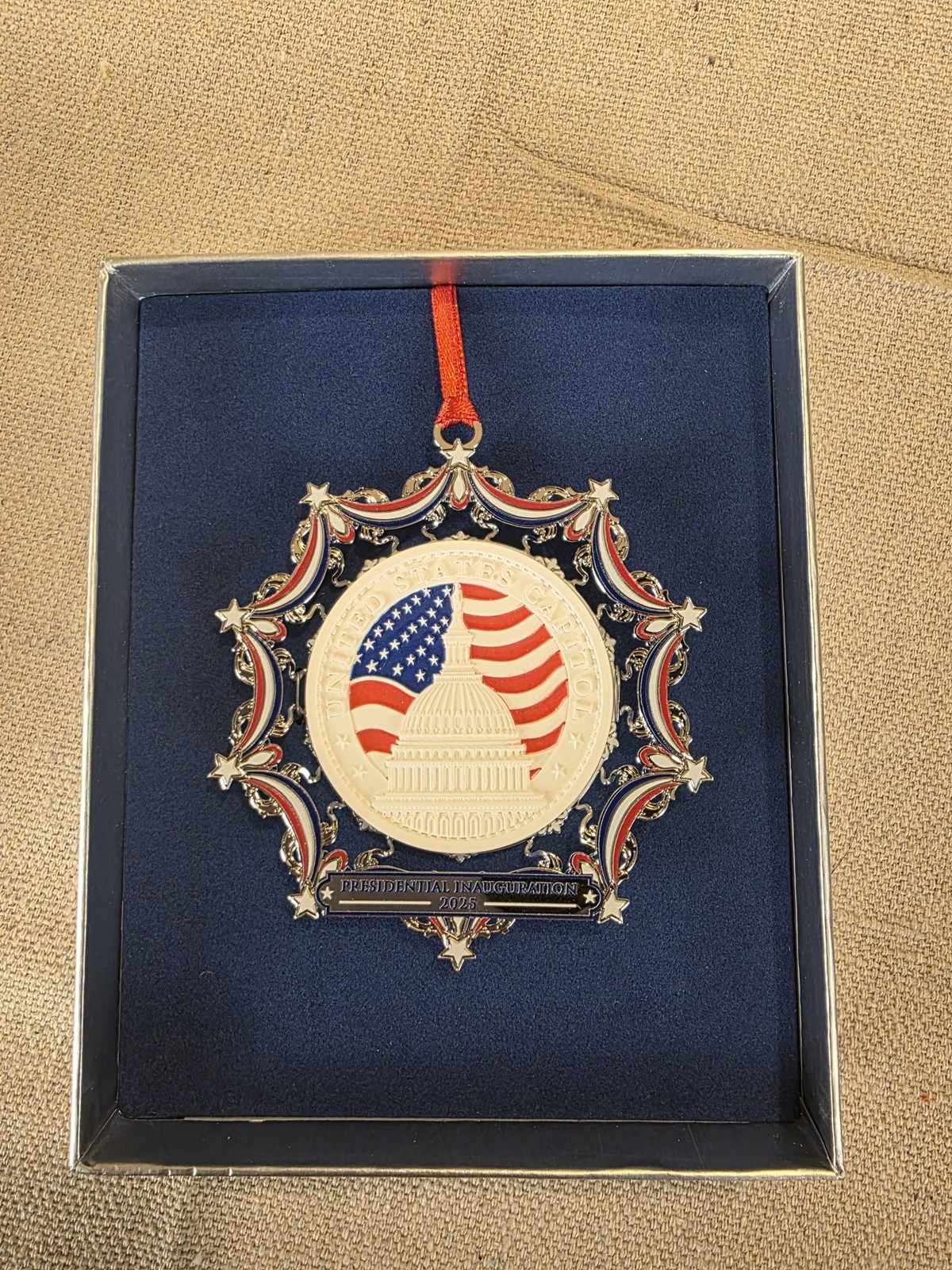 2025 United States Capitol Presidential Inauguration Ornament New