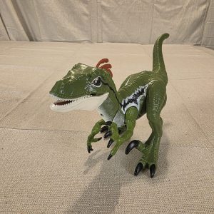 Zuru Robo Alive Dino Action Raptor Robotic Pet Dinosaur Toy Green Used