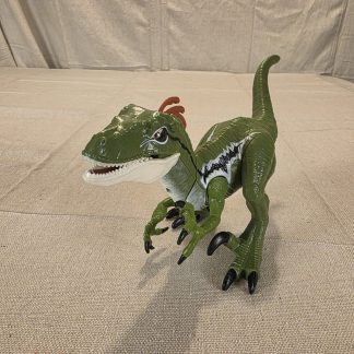 Zuru Robo Alive Dino Action Raptor Robotic Pet Dinosaur Toy Green Used