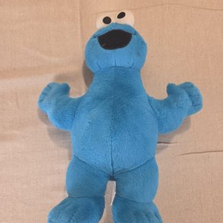 Sesame Street Cookie Monster Plush Toy Just Play 2024 Blue Stuffed Animal