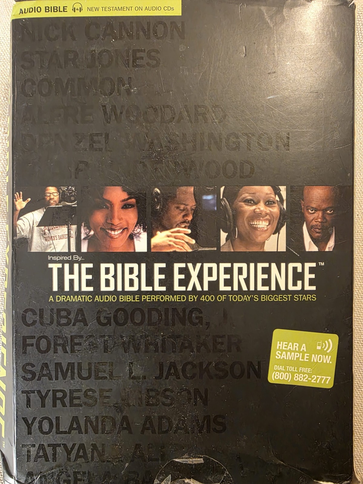 Inspired By The Bible Experience New Testament Audio Bible 19 CDs + DVD USED