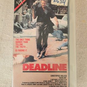 Deadline VHS Movie 1987 Christopher Walken Virgin Vision
