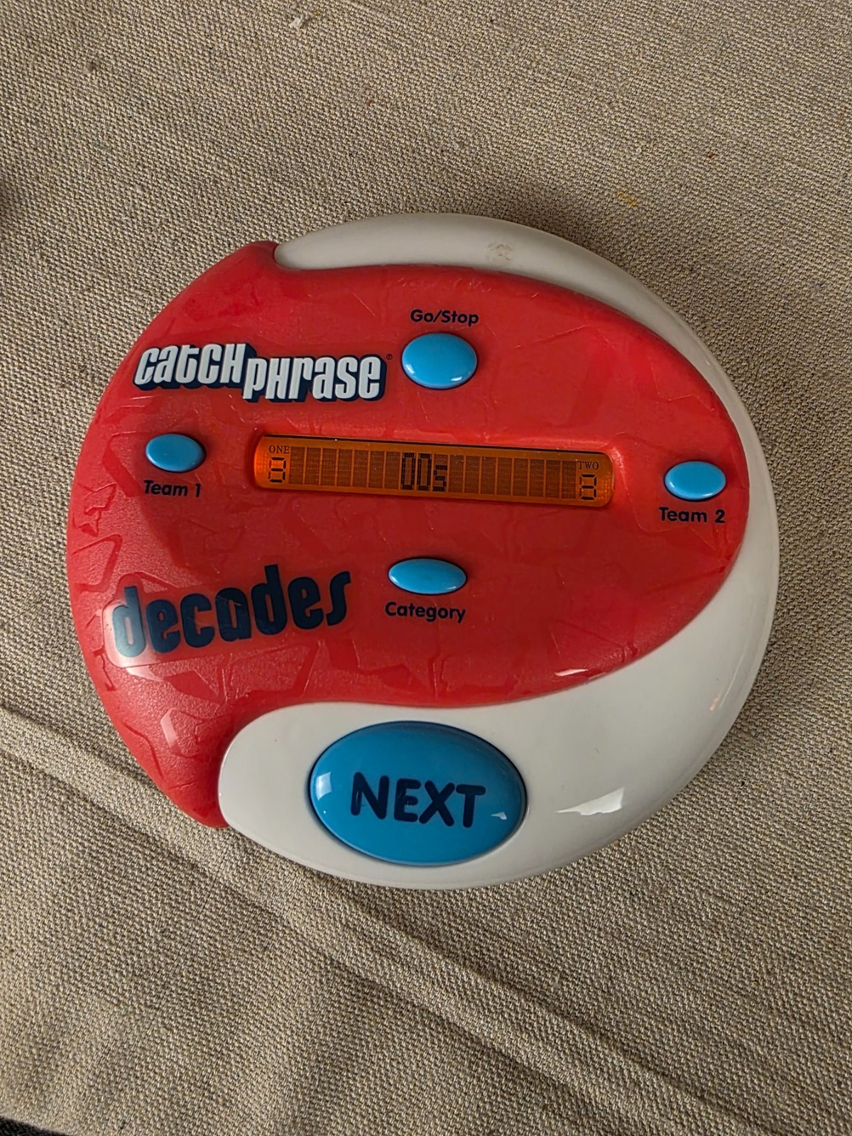 Hasbro Catch Phrase Decades Electronic Handheld Game 2013 Tested