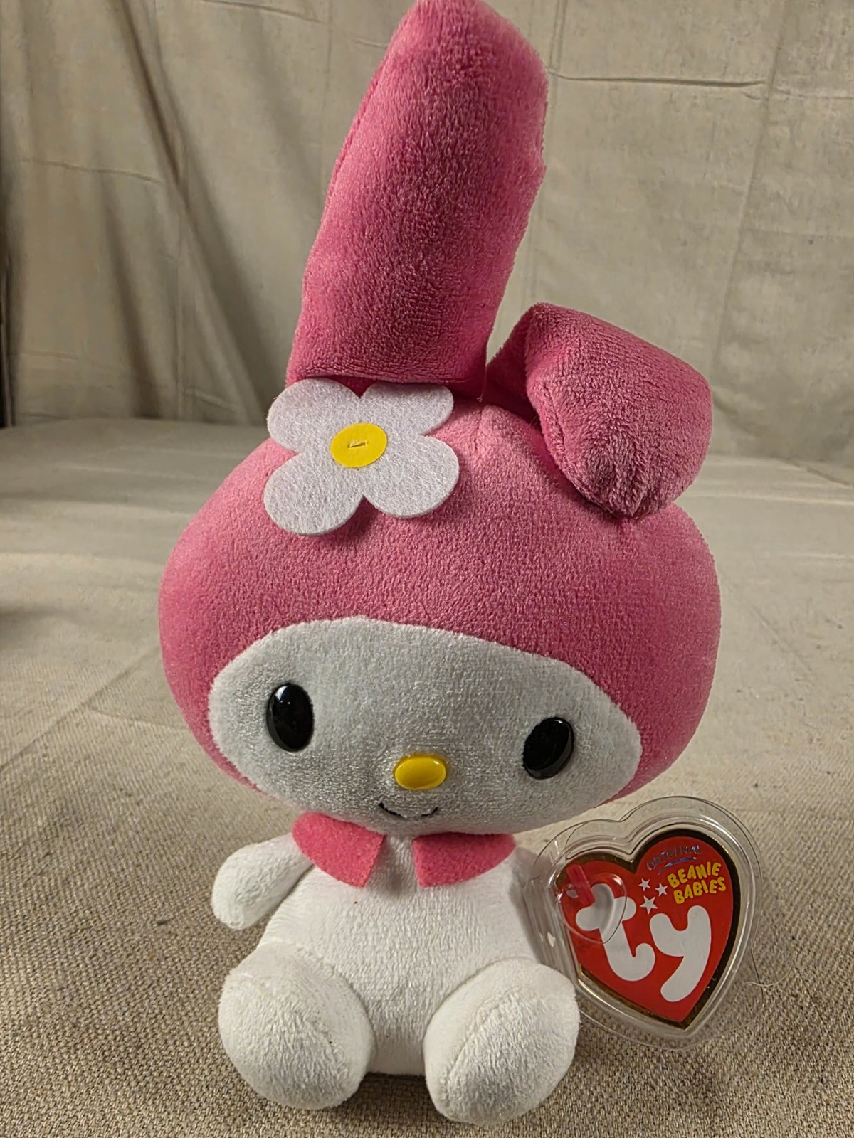 TY Beanie Baby My Melody Sanrio Plush Doll 7.5 inch New