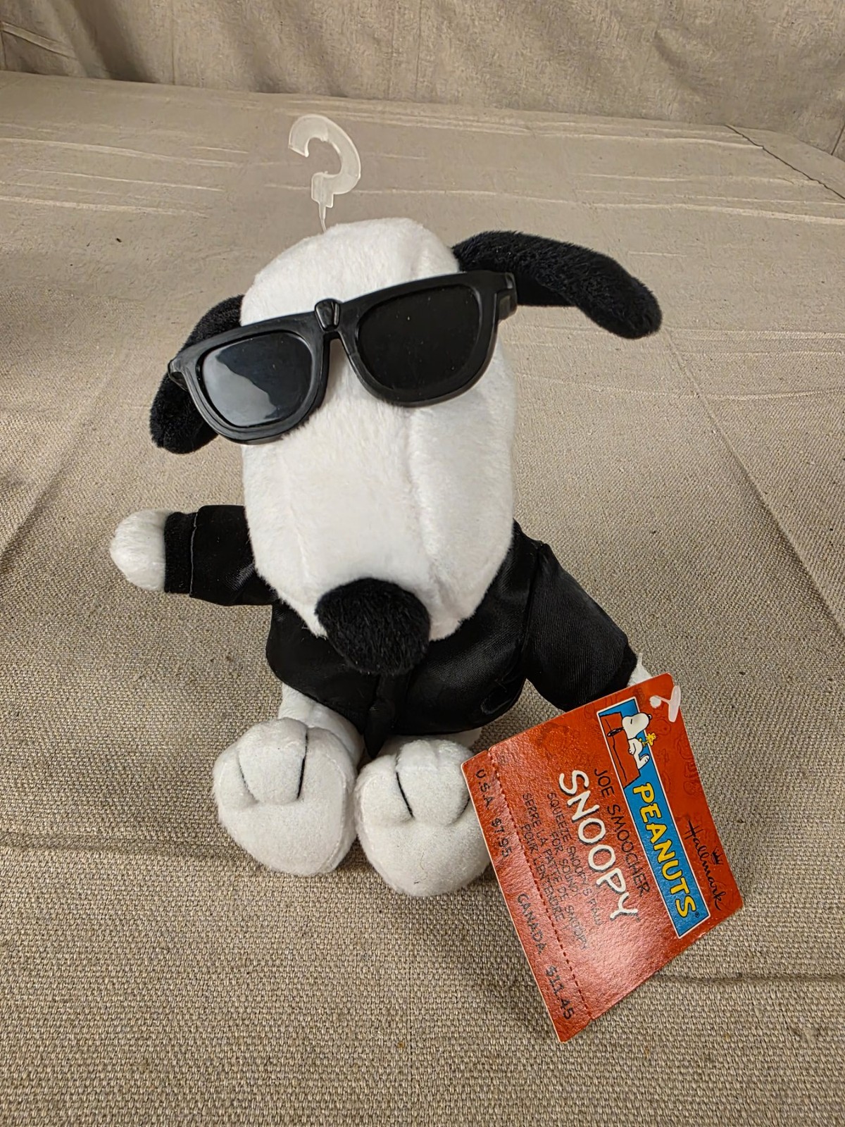 Vintage Joe Smooches Snoopy Plush Peanuts Hallmark 1999