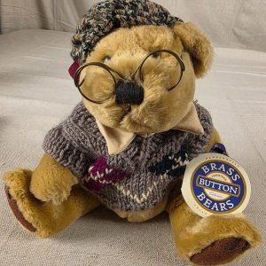 Vintage 1996 Brass Button Bears Sherwood Bear Plush Collectible